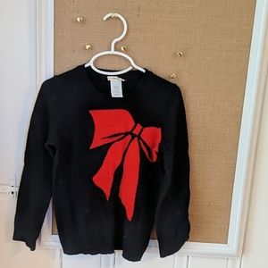 Crewcuts Navy Bow Sweater